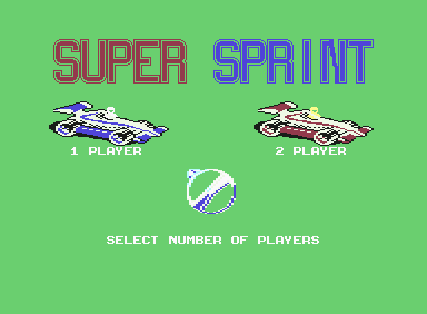Super Sprint screenshot 4 for Commodore 64